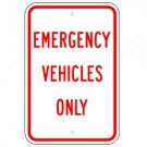 No Parking - Emergency Vehicles Only