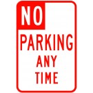 Temporary No Parking Any Time