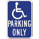 R99 California Handicap Parking Sign