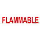 Flammable Truck Decal 2.5"x12"