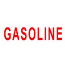 Gasoline Truck Decal 2.5"x12"